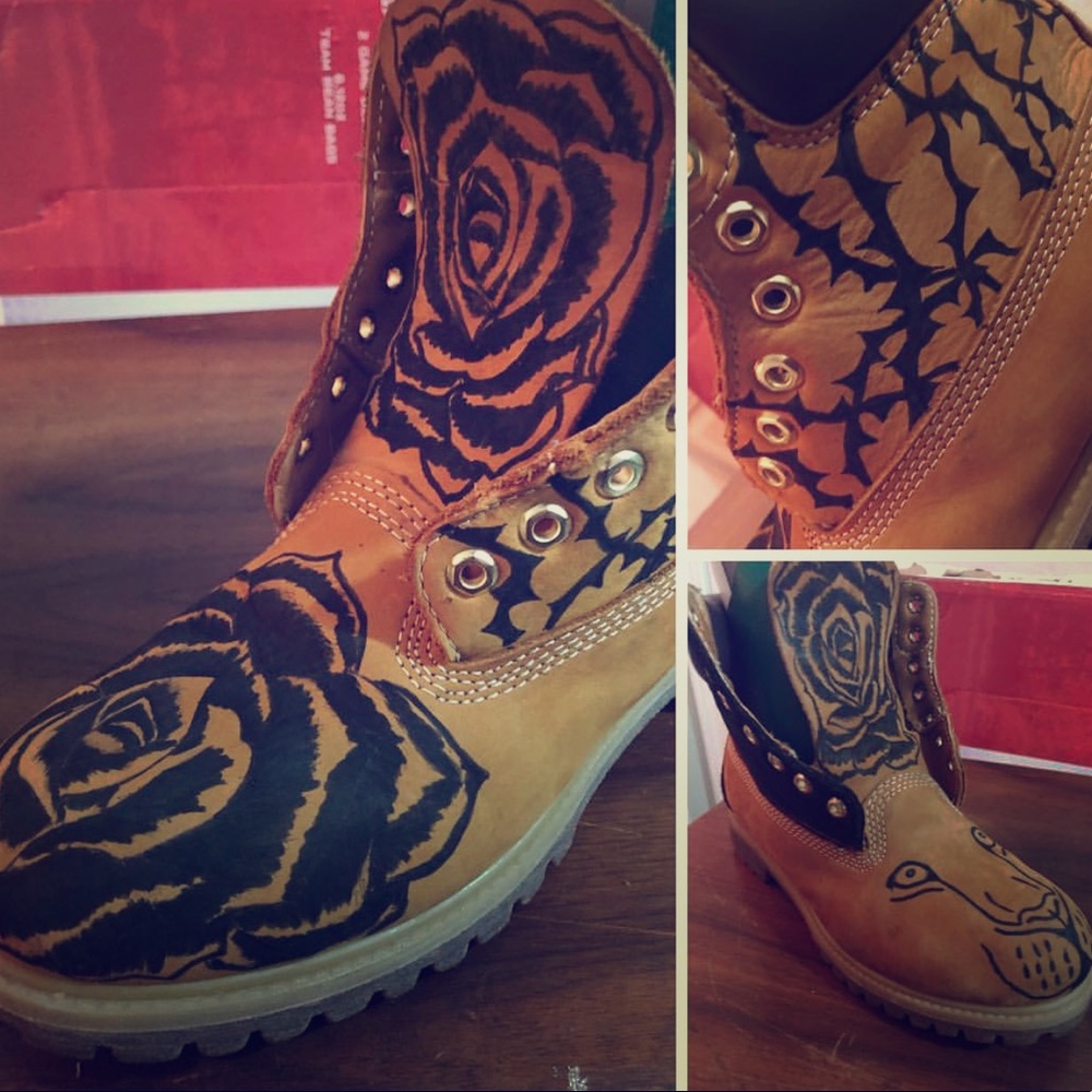 CUSTOM TIMBERLAND’S SIZE 10㊙️